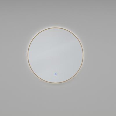 Wiesbaden Novi Ronde LED Badkamerspiegel 100cm - Dimbaar Messing