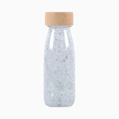 Petit Boum Sensorische fles zilver