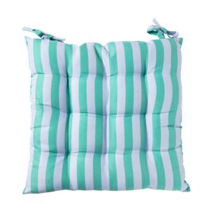 Zitkussen streep - groen/blauw - 40x40 cm