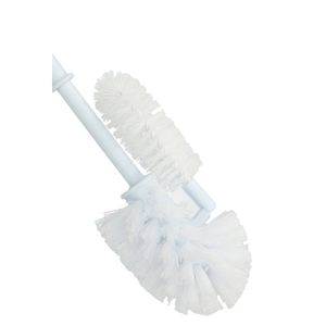 4x Kunststof toiletborstels / wcborstel met randreiniger 37 cm