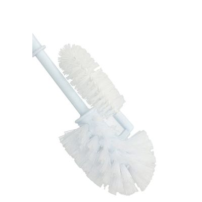 4x Kunststof toiletborstels / wcborstel met randreiniger 37 cm