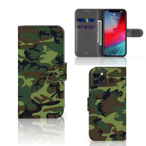 Apple iPhone 11 Pro Telefoon Hoesje Army Dark