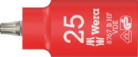 Wera 8767 B VDE HF TORX® Zyklop Bitdop, geïsoleerd, met 3/8"-aandrijving, met vasthoudfunctie, TX 25 x 55 mm - 05004921001