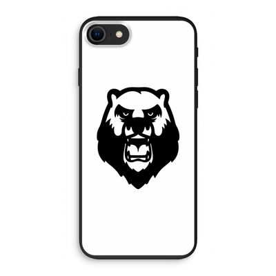 Angry Bear (white): iPhone 7 Biologisch afbreekbaar hoesje