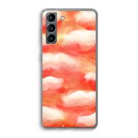 Lichte Wolken: Samsung Galaxy S21 Transparant Hoesje