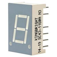 Kingbright 7-segments-display Groen 2.2 V SC43-11GWA
