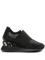 Le Silla Gilda rhinestone-embellished sneakers - Noir - thumbnail