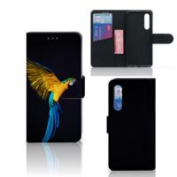 Xiaomi Mi 9 SE | Telefoonhoesje | Met pasjeshouder | Papegaai