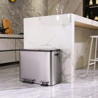 EKO Pedaalemmer 31718276 RVS (Roestvrij staal) Zilver