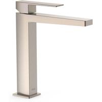 Wastafelkraan Tres Slim | Opbouw | Mengkraan | Hoog model | 1-hendel | Vierkant | RVS look