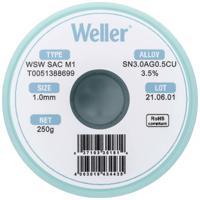 Weller WSW SAC M1 Soldeertin, loodvrij Spoel Sn3,0Ag0,5Cu 250 g 1 mm