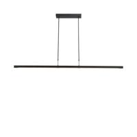 Masterlight Hanglamp eettafel - kantoor Real 3 160cm zwart 2977-81-S-P-DW