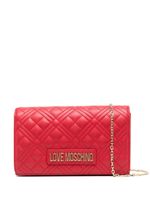 Love Moschino sac à bandoulière en cuir artificiel matelassé - Rouge - thumbnail