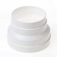 Verloop pvc wit 100-125
