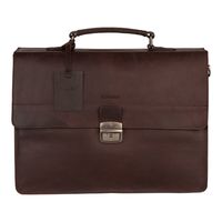 Burkely Vintage Dean briefcase-Brown