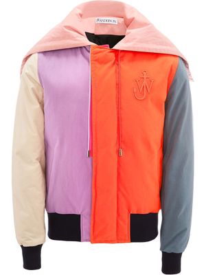 JW Anderson veste zippée à empiècements contrastants - Rose