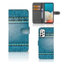 Samsung Galaxy A73 5G | Wallet Case | met Pasjes | Jeans