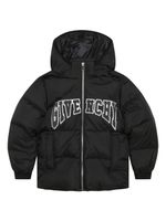 Givenchy Kids doudoune à patch logo - Noir