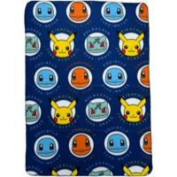 Deken - POKEMON - Gezichten - 100 x 140 cm Deken - POKEMON - Gezichten - 100 x 140 cm