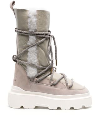 Inuikii bottes Endurance Cosy en cuir - Tons neutres