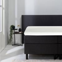 Hoeslaken Luna Stretch - Topper - Wit - 160x200 cm - Wit - Luna Bedding - Dekbed-Discounter.nl - thumbnail