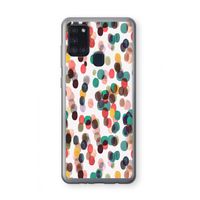 Tropical Dots: Samsung Galaxy A21s Transparant Hoesje