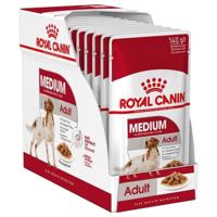 ROYAL CANIN SHN Medium Adult in saus - natvoer voor volwassen honden - 10x140g