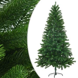 The Living Store Kunstkerstboom - Realistisch - 150 cm - Groen - Met LED-verlichting