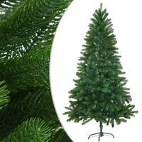 The Living Store Kunstkerstboom - Realistisch - 150 cm - Groen - Met LED-verlichting - thumbnail