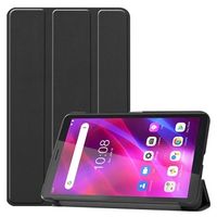 Tri-Fold Series Lenovo Tab M7 (3e generatie) Smart Folio Case - Zwart