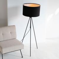 Zuiver Verstelbare Vloerlamp 'Lesley' 153-181cm, kleur Zwart