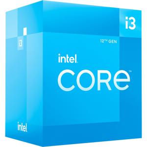 Intel® Intel® Core i3-12100, 3,3 GHz (4,3 GHz Turbo Boost)