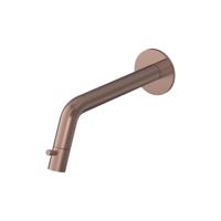 Hotbath Cobber Fonteinkraan Wandmodel - Inbouw - Inkortbaar - Uitvoering BCP - Geborsteld Koper PVD - Messing - 60 mm - Waterbesparend