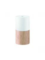 home sweet home combi fitting round e27 white / wood