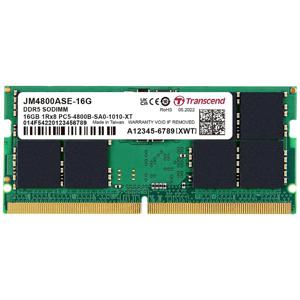 Transcend JM4800ASE-16G Werkgeheugenmodule voor laptop DDR5 16 GB 1 x 16 GB ECC 4800 MHz 262-pins SO-DIMM CL40 JM4800ASE-16G