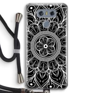 Roses Are Red: LG G6 Transparant Hoesje met koord