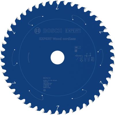 Bosch Accessoires EXPERT Wood cordless Cirkelzaagblad | 250 x 2,1/1,6 x 30 mm | T48 - 2608902172