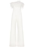 16Arlington combinaison bustier Taree bordée de plumes - Blanc - thumbnail