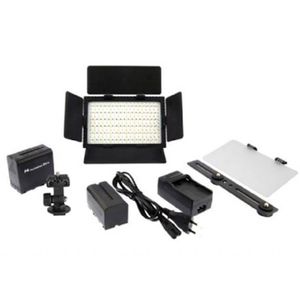 Falcon Eyes LED Lamp Set Dimbaar DV-216VC-K2 op accu