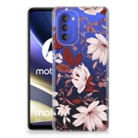 Smartphone hoesje Motorola Moto G51 5G Watercolor Flowers