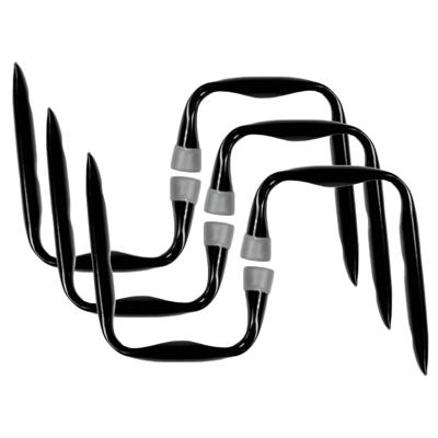 Benson ophanghaak Jumbo - 6x - 24 x 17 cm - staal - corrosiebestendige afwerking - werkplaats