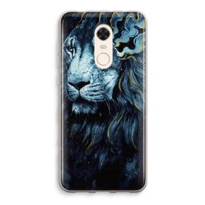 Darkness Lion: Xiaomi Redmi 5 Transparant Hoesje