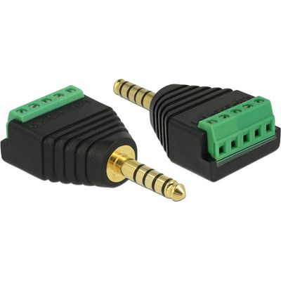 Adapter Stereo jack male 4.4 mm naar Terminal Block 5 pin Adapter