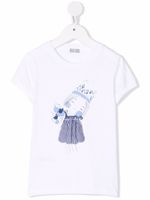 Il Gufo t-shirt à imprimé graphique - Blanc