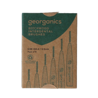 Georganics Interdental brush iso-2 beechwood 1 Stuks