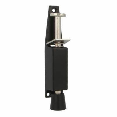 AMIG Deurvastzetter - 1x - 120 x 25mm - 28mm slag - voetbediening - zwart - deurvergrendeling