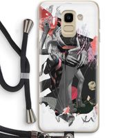 Dissimulation du réel: Samsung Galaxy J6 (2018) Transparant Hoesje met koord