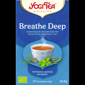 Yogi Tea Biologisch Breathe Deep 17 Stuks 30,6 g bij Jumbo