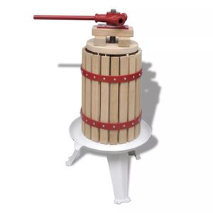 VidaXL Fruit- en wijnpers 6 l