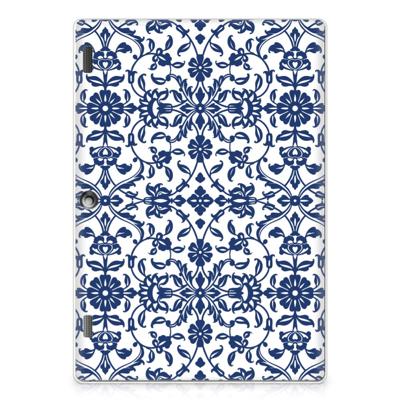 Lenovo Tab 10 | Tab 2 A10-30 | Siliconen hoesje | Flower Blue